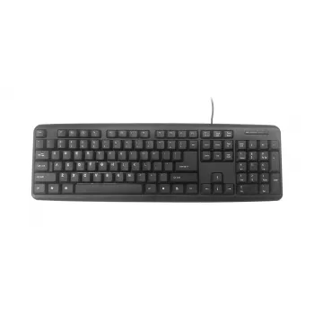 GEMBIRD KB-U-103 Standard - Tastatur - Kabelgebunden USB - Schwarz - Qwerty US/Int'l