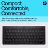 HP 350 Kompakte Multi-Device Bluetooth-Tastatur, kabellos, Bluetooth, mechanisch, QWERTY, Schwarz