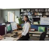 HP 965 Ergonomische kabellose Tastatur, Vollformat (100%), kabellos, RF Wireless + Bluetooth, Membrane, QWERTY, Schwarz