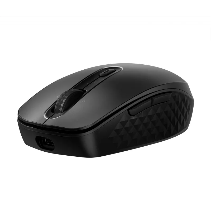 HP 690 Wiederaufladbare kabellose Maus, beidhändig, Bluetooth, 4000 DPI, Schwarz