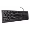 Trust 24639 Tastatur Office USB US-Englisch Schwarz