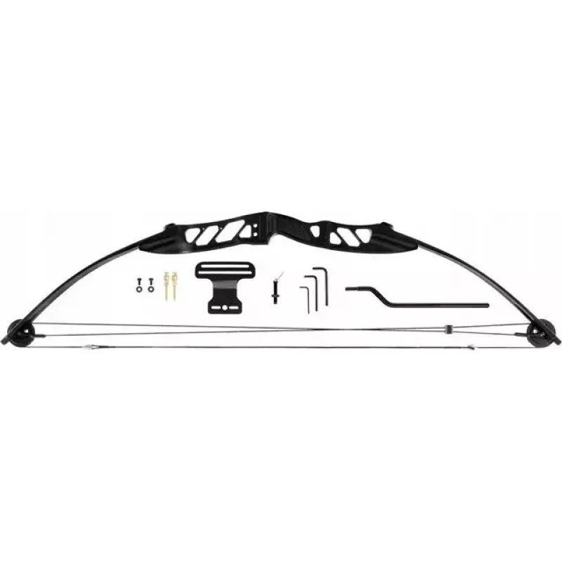 Poe Lang EK New Protex CO-047B-5529 Compoundbogen, 29 Zoll, 55 lbs, schwarz