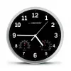 Esperanza Lyon EHC016K Quarz-Wanduhr, rund, schwarz