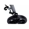 MDH PPC035 Gehwagen / Rollator mit Sitz und Korb, Aluminium, faltbar, max. Belastung 136 kg