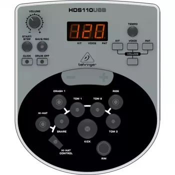 Behringer XD8USB E-Drum-Set, Schwarz