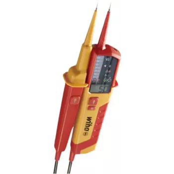 Spannungsprüfer-Schraubendreher Wiha 45217 Rot Gelb