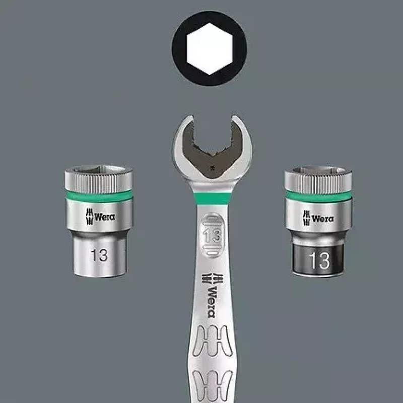 Wera 6005 Joker 4 Set 1 Doppelmaulschlüssel-Satz, 4 Stk.