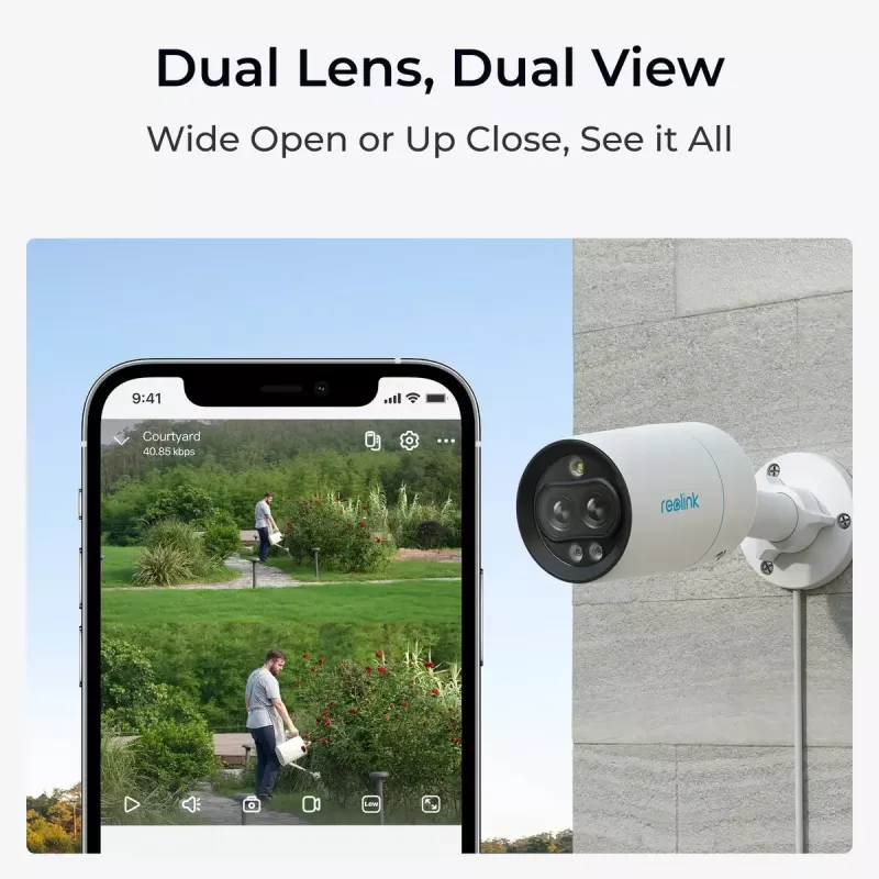 IP-Überwachungskamera Reolink P330M 4K Dual-Lens Color Night Vision