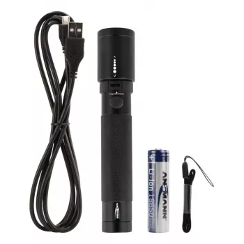 Ansmann Future T400FR Taschenlampe, 400 lm, IPX4, Schwarz