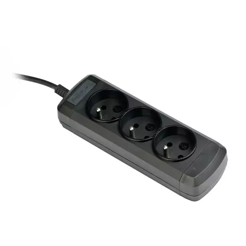 Activejet 3GNU-1.5M-C Steckdosenleiste mit Kabel, 1,5 m, schwarz