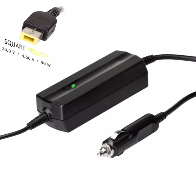 Akyga AK-ND-42 Kfz-Notebook-Netzteil für Lenovo, 90 W, 20 V / 4,5 A, Slim Tip, 12 V Eingang
