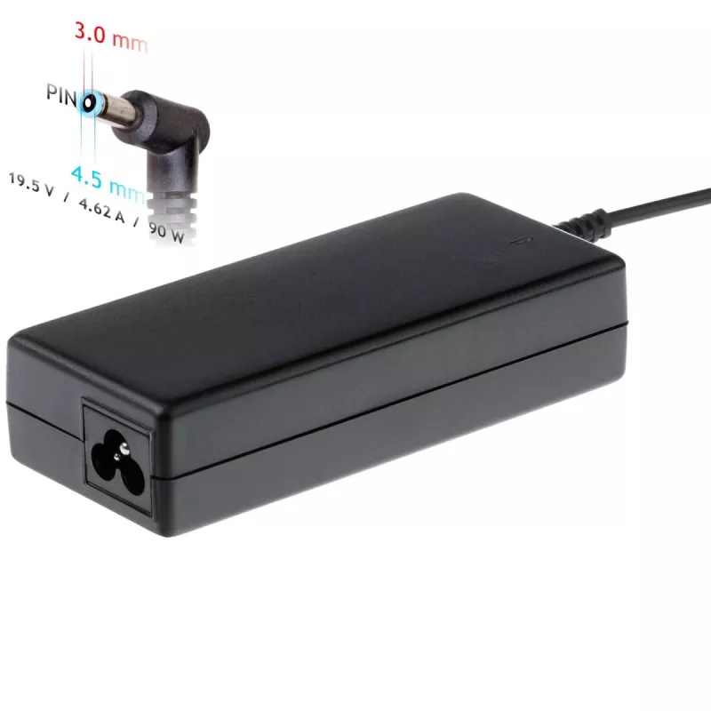 Akyga AK-ND-53 Notebook-Netzteil 19,5 V / 4,62 A, 90 W, 4,5 x 3,0 mm Stecker mit Pin, für Dell