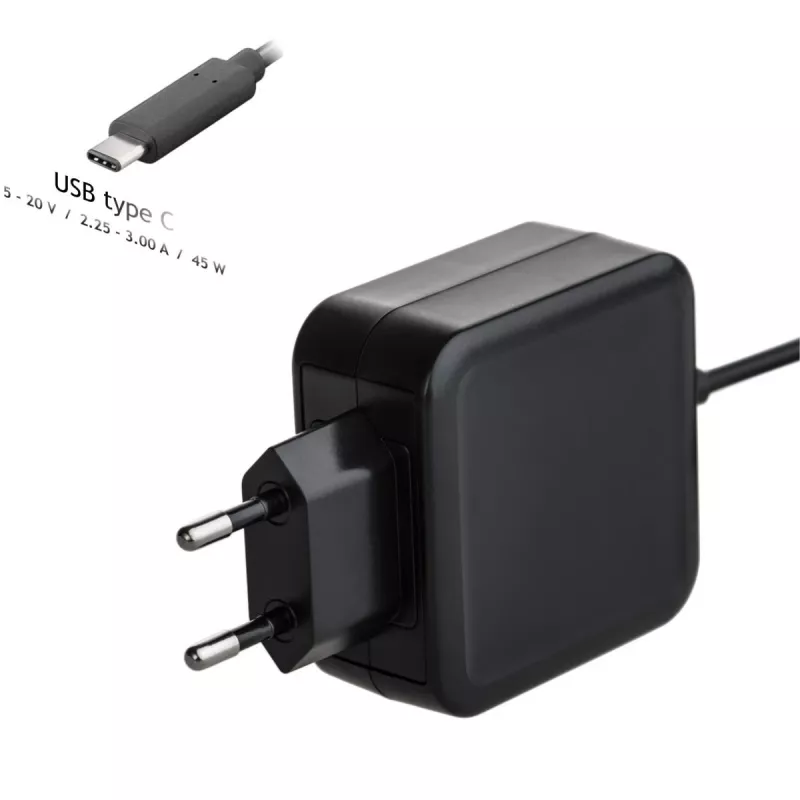 Akyga AK-ND-60 USB-C-Notebook-Netzteil 45 W, Power Delivery, 5–20 V, 1,2 m