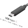 Akyga AK-ND-60 USB-C-Notebook-Netzteil 45 W, Power Delivery, 5–20 V, 1,2 m