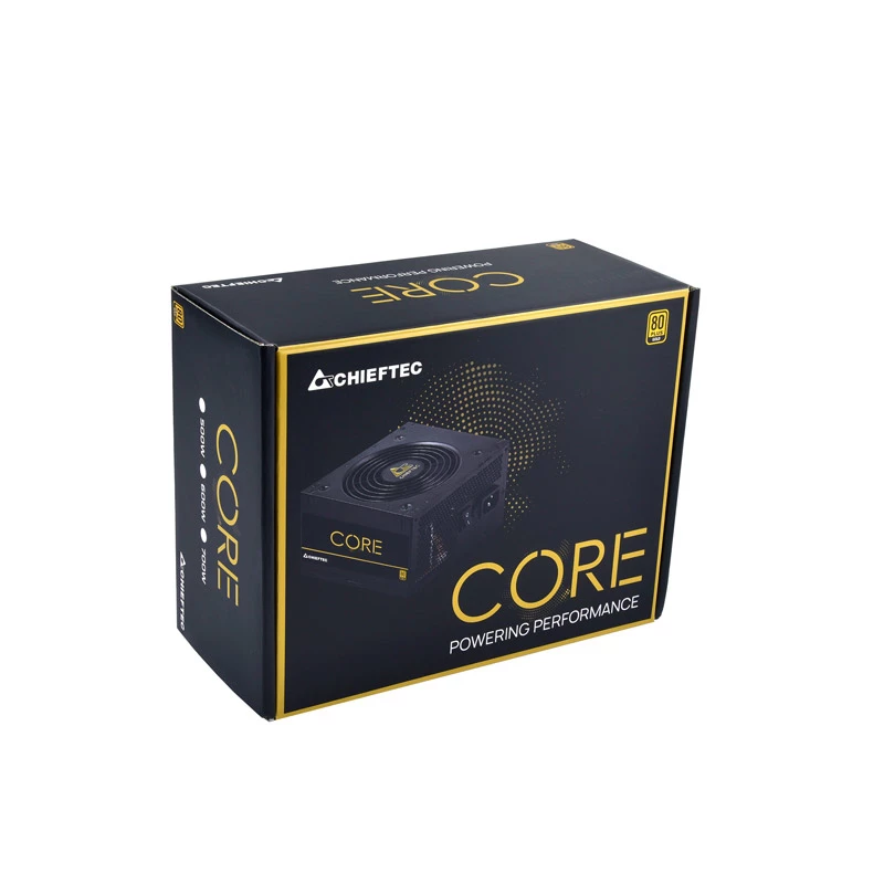 Chieftec Core BBS-600S Netzteil 600 W 24-pol ATX PS/2 Schwarz