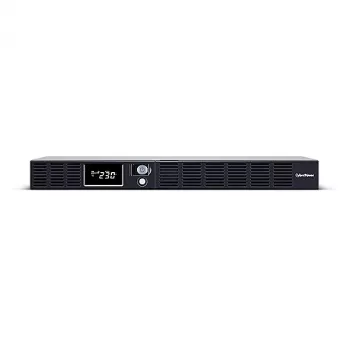 Rackmount Line-Interactive USV CYBERPOWER OR600ERM1U — 0,6 kVA / 360 W, 6x C13-Ausgänge, AVR, LCD, Silber, 1U