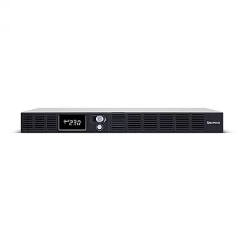 Unterbrechungsfreie Stromversorgung CYBERPOWER OR1000ERM1U — 1 kVA (600 W), Line-Interactive, Rackmount 1U, 6× C13-Ausgänge, LCD, Silber