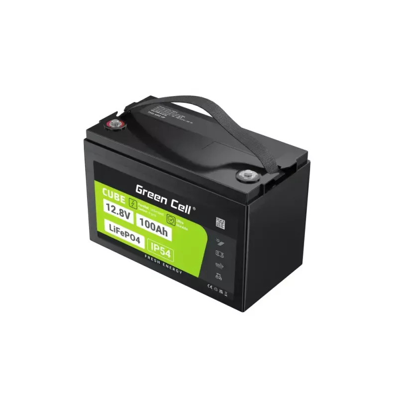 USV-Batterie Green Cell LFPGC12V100AH Lithium-Eisenphosphat 12,8V 100Ah