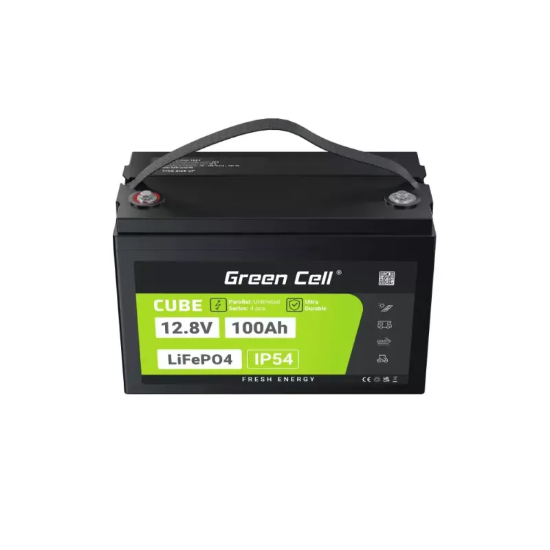 USV-Batterie Green Cell LFPGC12V100AH Lithium-Eisenphosphat 12,8V 100Ah