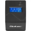 Qoltec Monolith 53979 USV, Line-Interactive, 850 VA / 480 W, 2 Schuko-Steckdosen, LCD, USB, RJ45