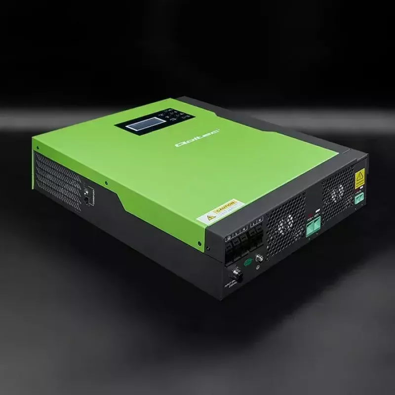 Qoltec 53886 Off-Grid-Hybrid-Solarwechselrichter, 3,5 kW, 100 A MPPT, 24 V, reine Sinuswelle