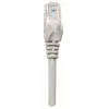 Intellinet 319768 Cat5e U/UTP Patchkabel, 3 m, RJ45-RJ45, CCA, PVC, vergoldete Kontakte, snagless, grau