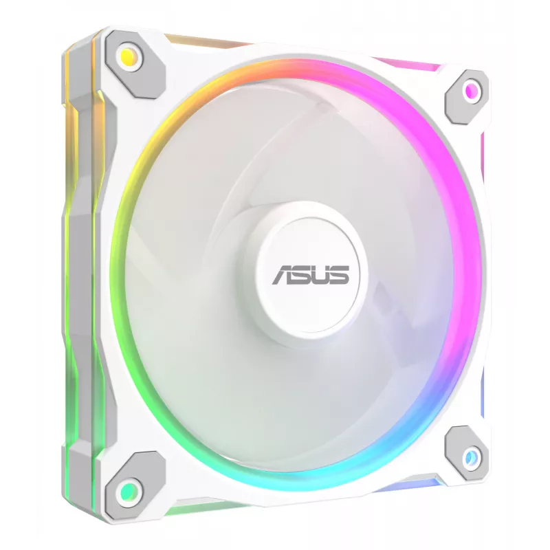 ASUS Prime MR120 ARGB Weiß 120 mm Gleitlager-Gehäuselüfter