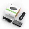 Ugreen 30767 USB-2.0-Switch-Box mit 4 Ports und 1,5 m USB-Kabeln, schwarz