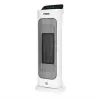 Elektrischer Keramikheizer NOVEEN PTC2000 — 2000 W, einstellbarer Thermostat, LED-Display, Timer, Fernbedienung, weiß