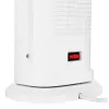 Elektrischer Keramikheizer NOVEEN PTC2000 — 2000 W, einstellbarer Thermostat, LED-Display, Timer, Fernbedienung, weiß