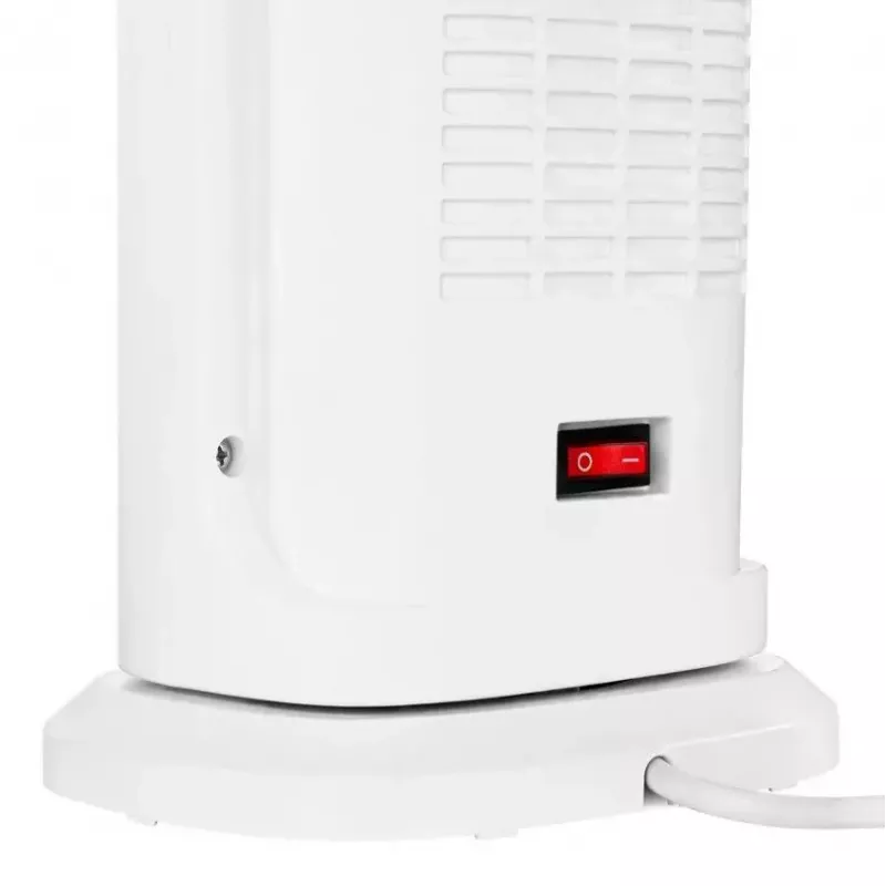 Elektrischer Keramikheizer NOVEEN PTC2000 — 2000 W, einstellbarer Thermostat, LED-Display, Timer, Fernbedienung, weiß