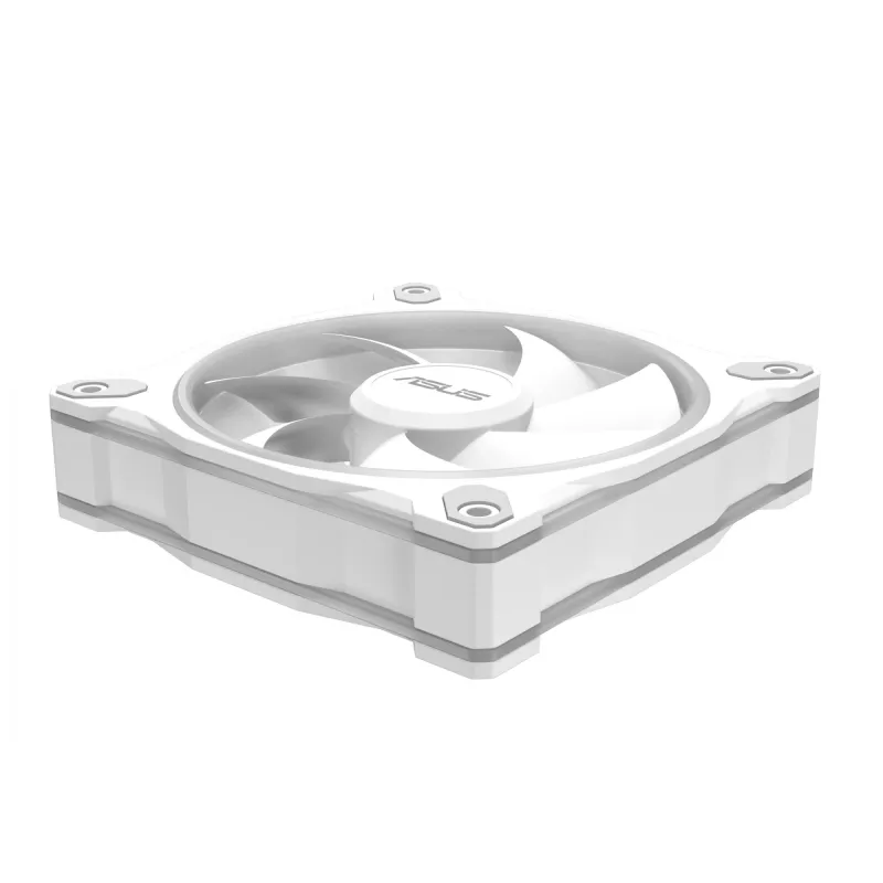 Gehäuselüfter ASUS Prime MR120 ARGB Weiß 120 mm, 1600 U/min, PWM, Gleitlager, 58 CFM