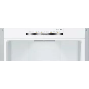 Kühl-Gefrierkombination Bosch Serie 4 KGN39VIEB freistehend 368 L, Energieeffizienzklasse E, Edelstahl, NoFrost, Gefrierteil unten