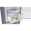 Kühl-Gefrierkombination Bosch Serie 4 KGN39VIEB freistehend 368 L, Energieeffizienzklasse E, Edelstahl, NoFrost, Gefrierteil unten