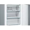 Kühl-Gefrierkombination Bosch Serie 4 KGN39VIEB freistehend 368 L, Energieeffizienzklasse E, Edelstahl, NoFrost, Gefrierteil unten