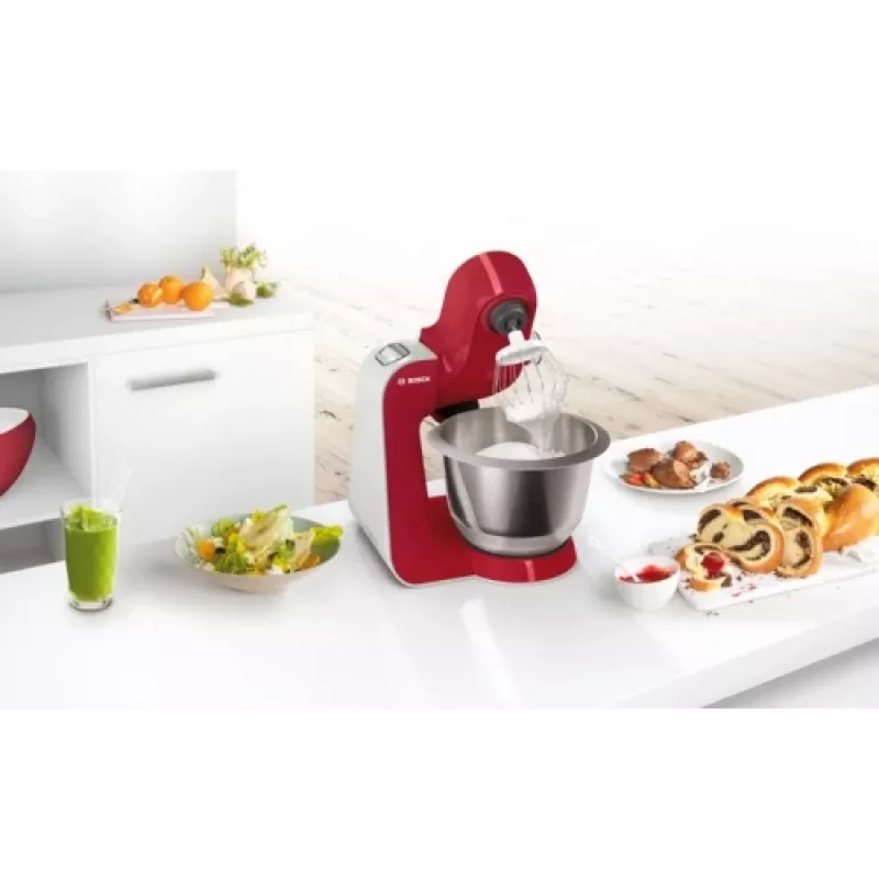 Bosch MUM58720 Küchenmaschine 1000 W 3,9 l Grau, Rot, Edelstahl