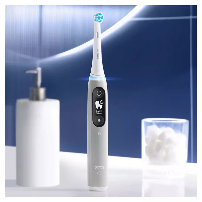 Oral-B iO elektrische Zahnbürste rotierende Zahnbürste Grau
