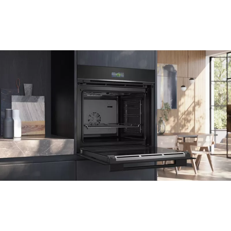 Siemens iQ700 HB734G1B1 Backofen 71 L 3600 W Schwarz