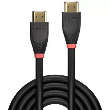 Lindy 15m Active HDMI 18G Kabel, 15 m, HDMI Typ A (Standard), HDMI Typ A (Standard), 18 Gbit/s, Schwarz