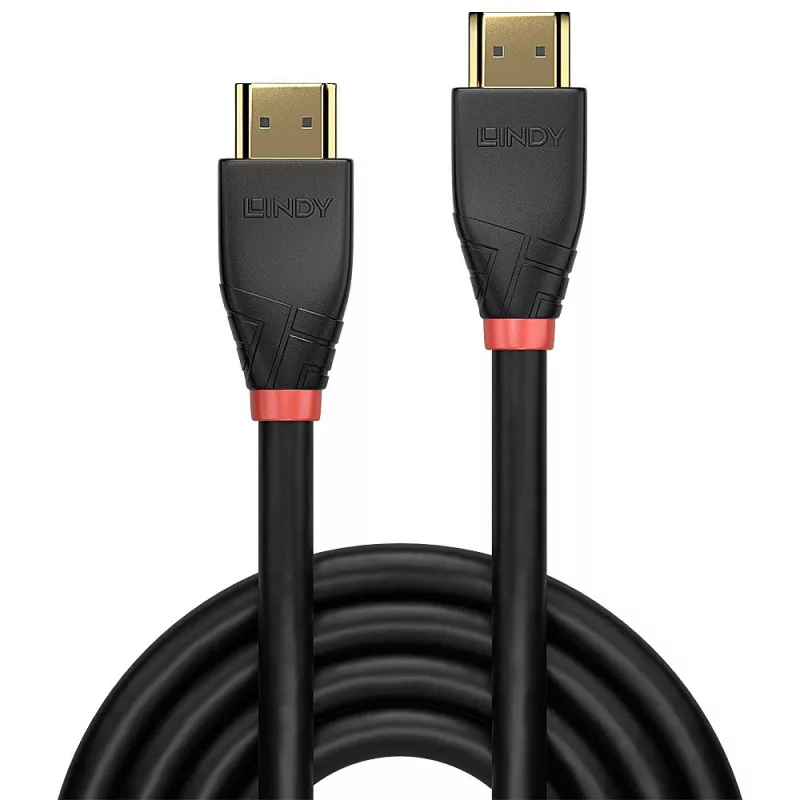 Lindy 15m Active HDMI 18G Kabel, 15 m, HDMI Typ A (Standard), HDMI Typ A (Standard), 18 Gbit/s, Schwarz