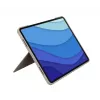 LOGITECH Combo Touch - Sand für iPad Pro 12.9 Zoll (5. Gen.) - US International QWERTY