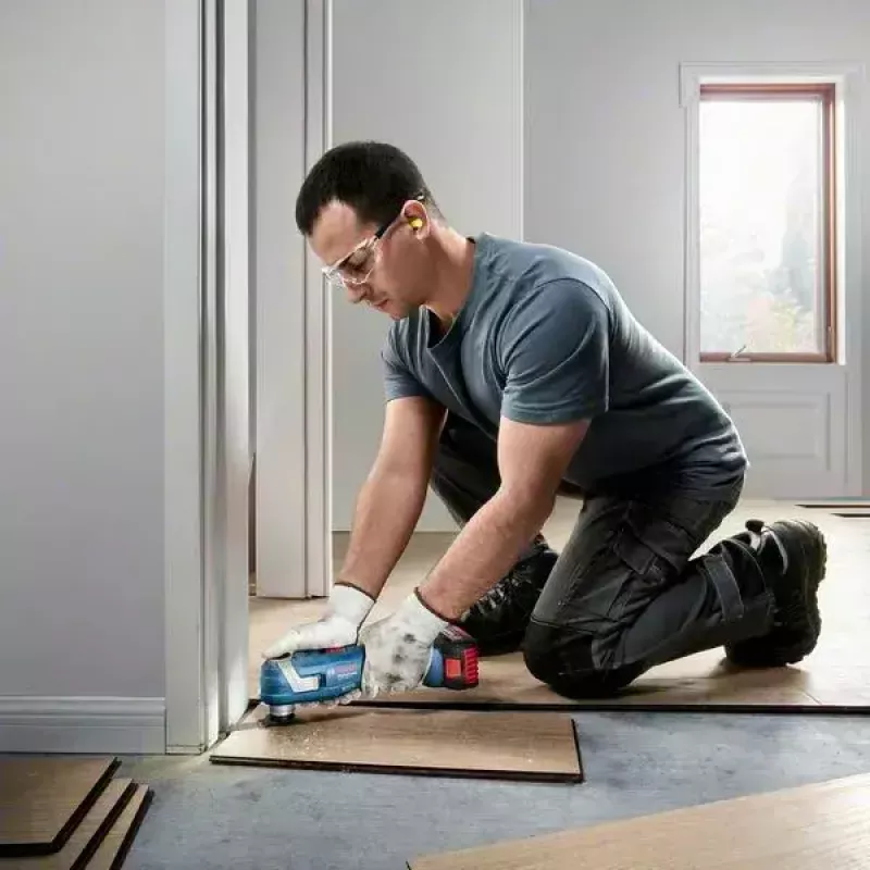 Bosch GOP 185-LI Akku-Multischneider 18 V, Schwarz, Blau