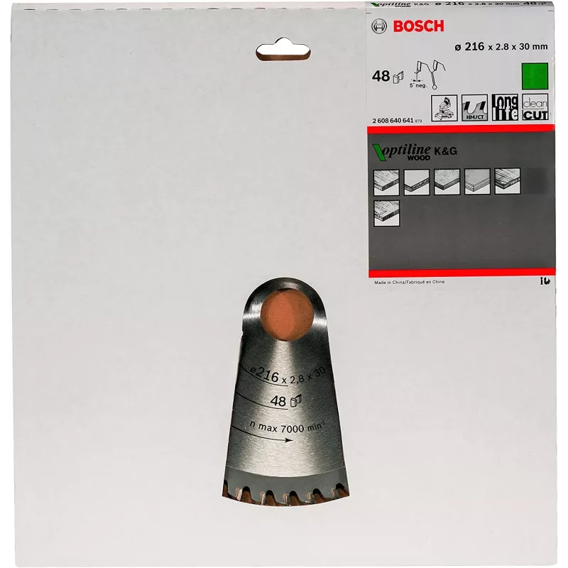 Bosch Optiline Wood 2608640641 Kreissägeblatt für Holz