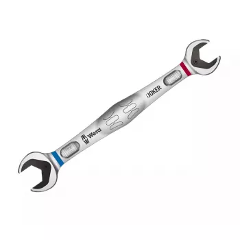 Wera 05003765001 Joker Maulschlüssel 17x19 mm, Edelstahl, verchromt
