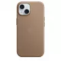 Apple FineWoven Case mit MagSafe iPhone 15 Taupe