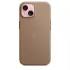 Apple FineWoven Case mit MagSafe iPhone 15 Taupe