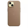 Apple FineWoven Case mit MagSafe iPhone 15 Taupe