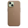 Apple FineWoven Case mit MagSafe iPhone 15 Taupe