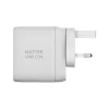 Mobiles Ladegerät Native Union FAST-PD67-WHT-INT 2 USB Typ-C Schnellladung