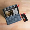 ZAGG Pro Keys kabelloses Tastatur-Case für iPad 10,9 (10. Gen.) / iPad 11 (A16) mit Apple Pencil-Halterung, UK-Layout, Schwarz/Grau